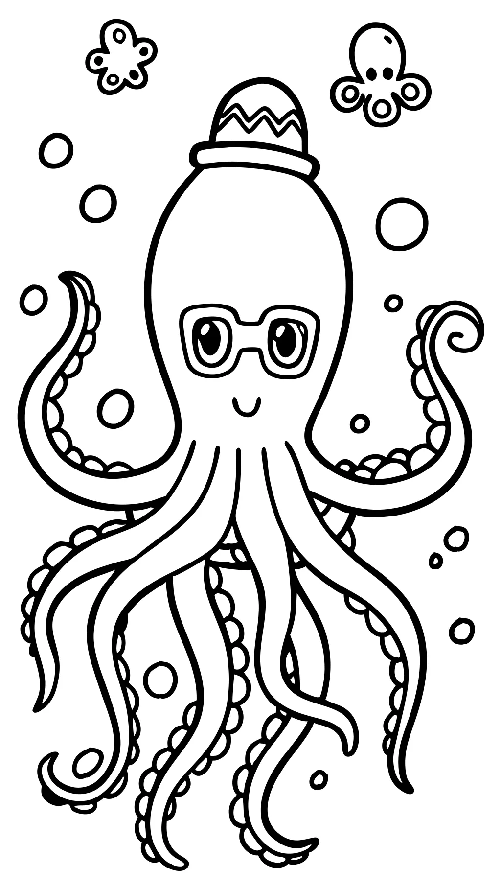 teenage kraken coloring pages